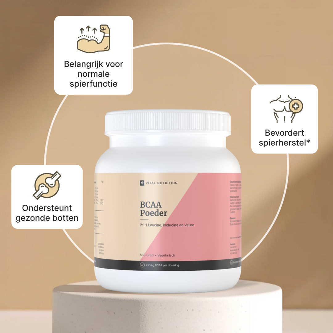 Gezondheidsvoordelen van Vital Nutrition BCAA Poeder