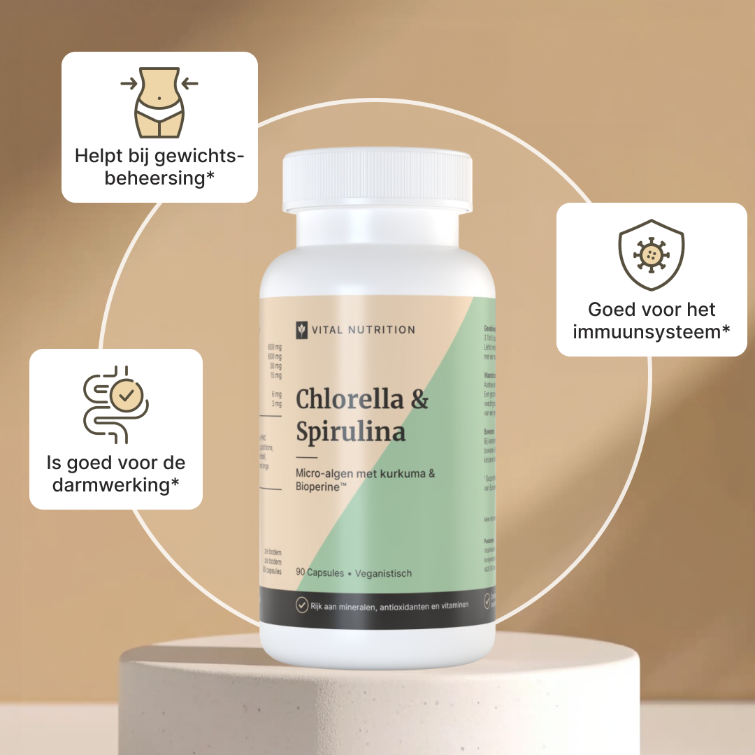 Chlorella Spirulina gezondheidsvoordelen - Vital Nutrition