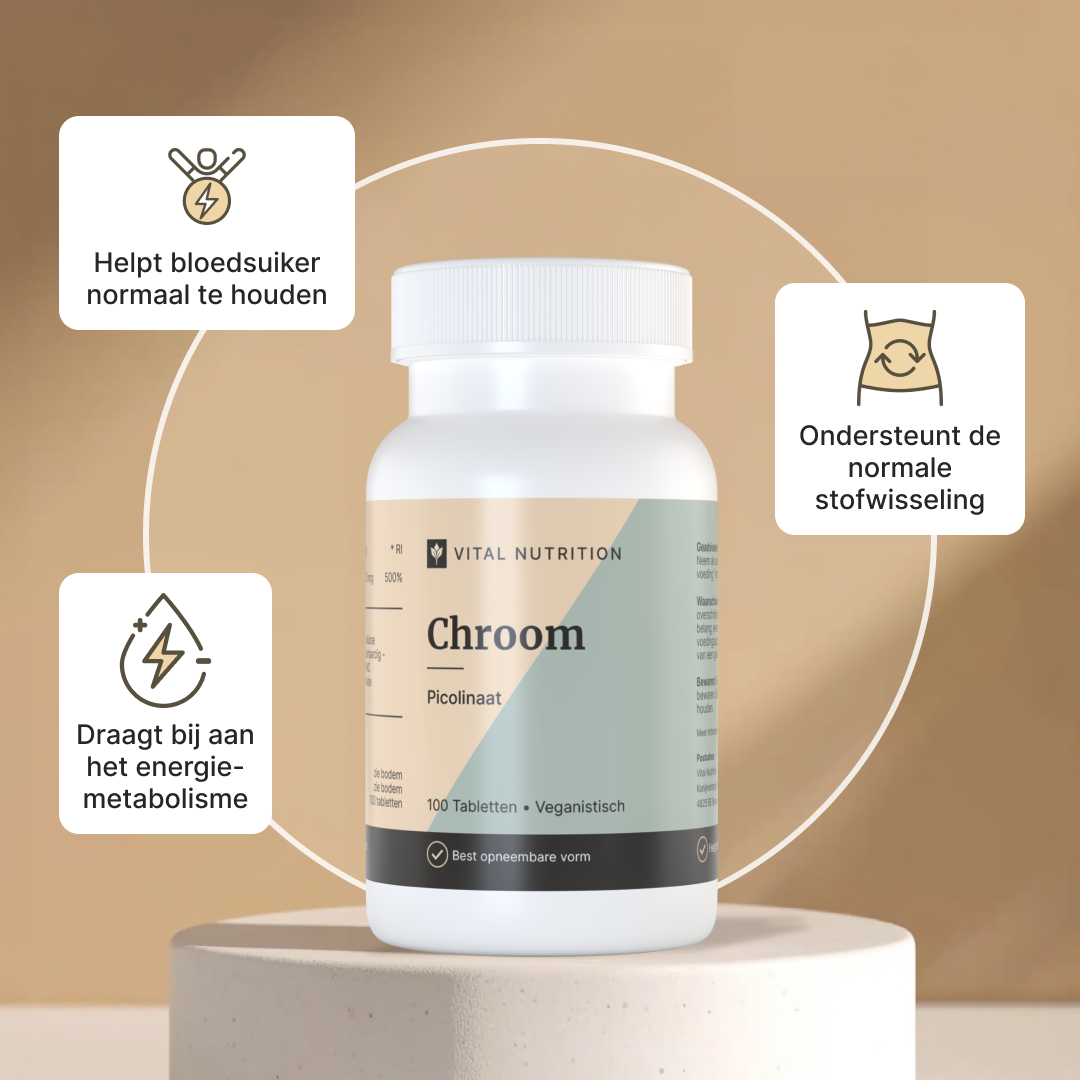 Gezondheidsvoordelen van Vital Nutrition Chroom Picolinaat