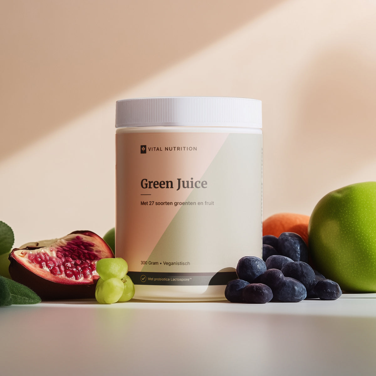 Green Juice van Vital Nutrition met groenten en fruit