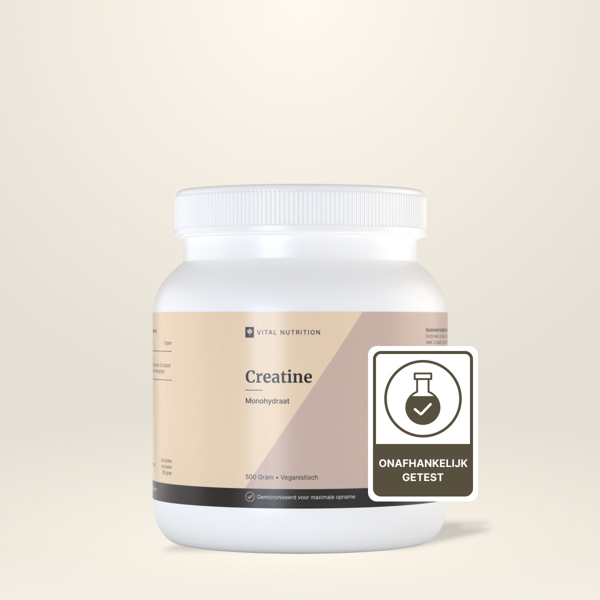 Creatine Monohydraat van Vital Nutrition onafhankelijk getest