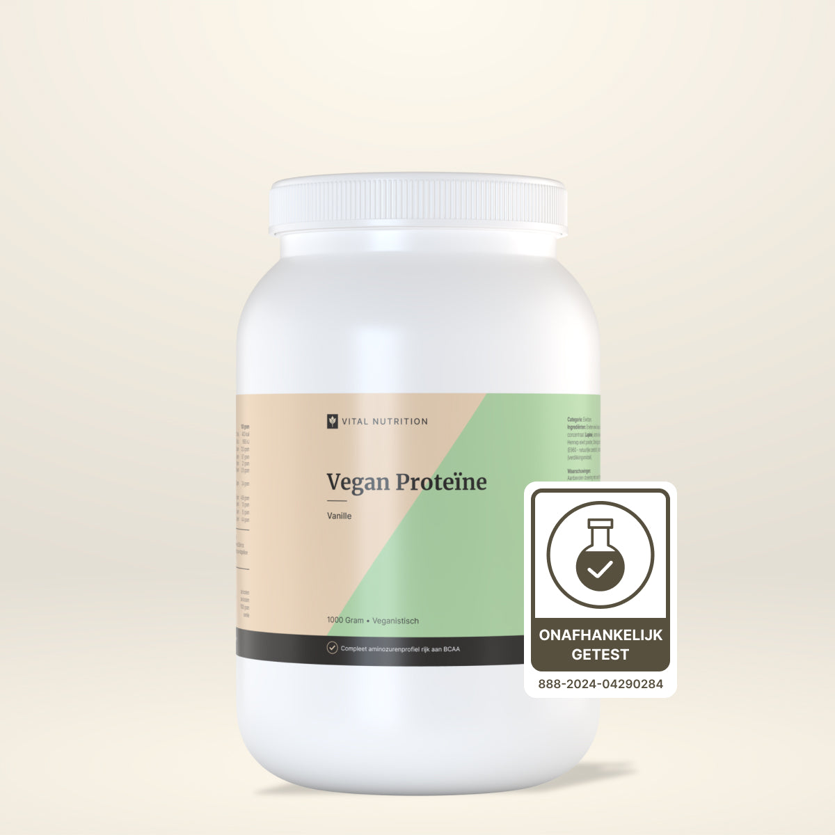 Vegan Proteïne van Vital Nutrition onafhankelijk getest
