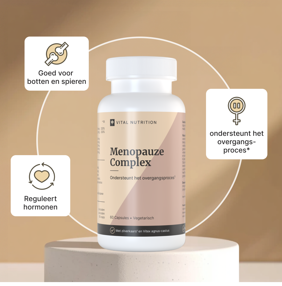 Gezondheidsvoordelen van Vital Nutrition Menopauze Complex