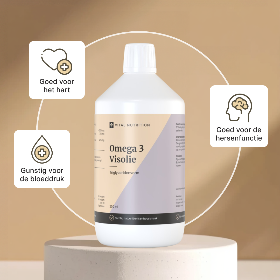 Omega 3 Visolie Triglyceriden gezondheidsvoordelen - Vital Nutrition