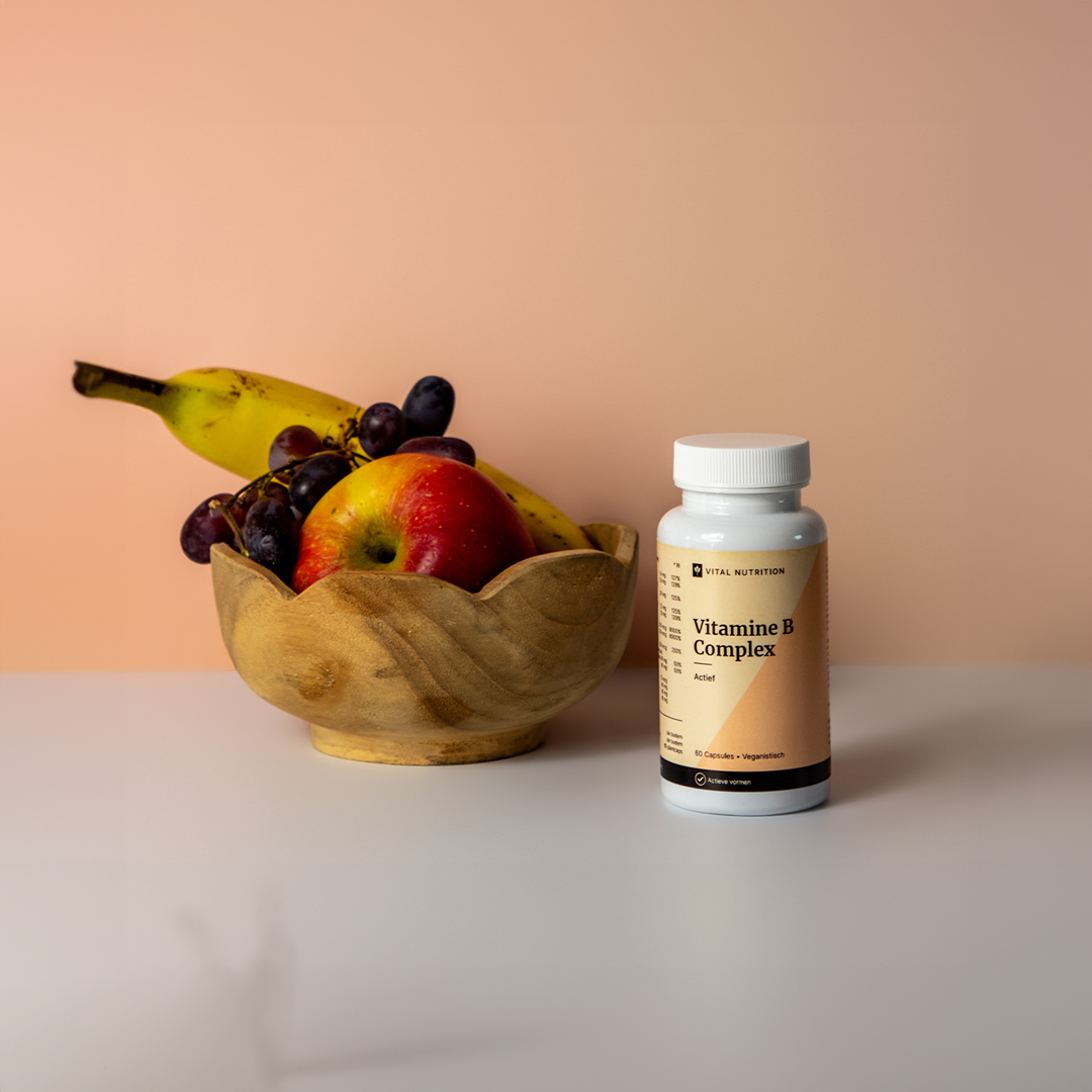 Vital Nutrition Vitamine B Complex met fruitschaal