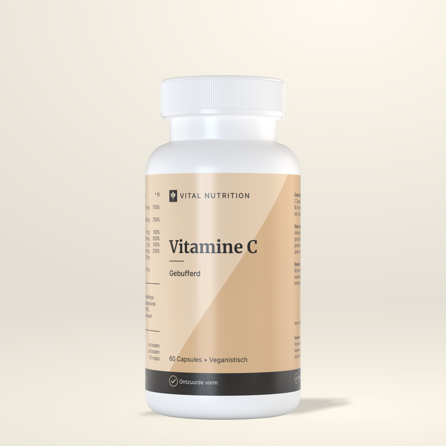 Vital Nutrition Vitamine C Gebufferd 60 capsules