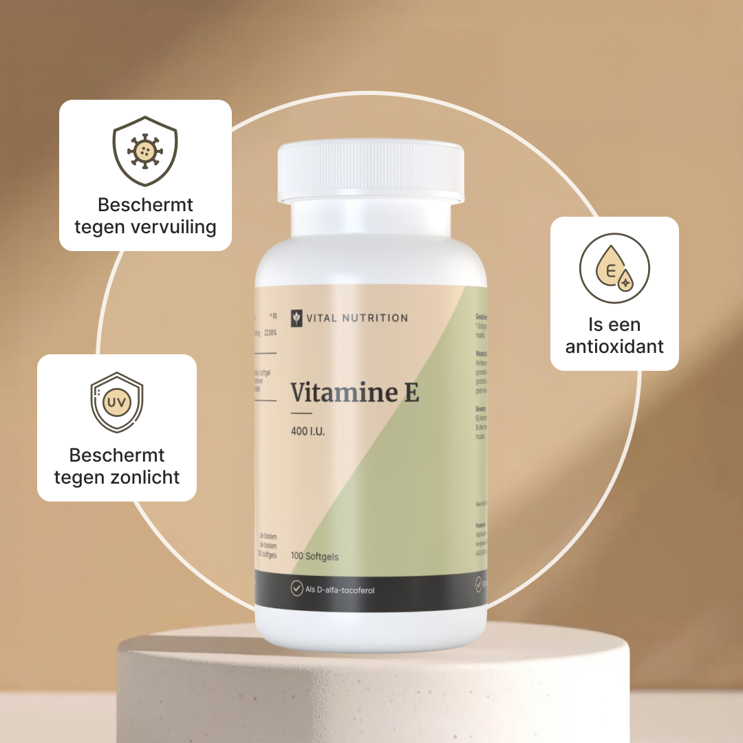 Vitamine E 400 IU gezondheidsvoordelen - Vital Nutrition