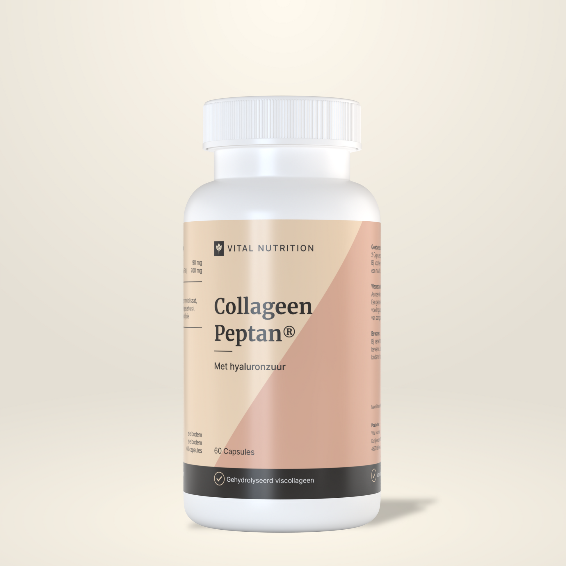Viscollageen Petpan Capsules van Vital Nutrition