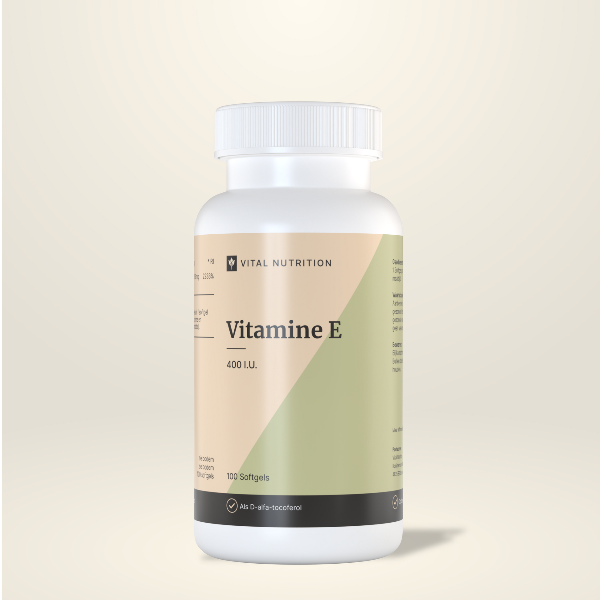 Vitamine E 400 IU van Vital Nutrition