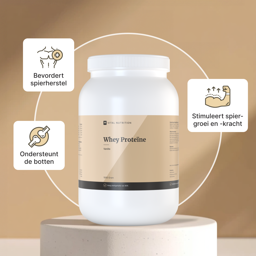 Gezondheidsvoordelen van Vital Nutrition Whey Proteïne