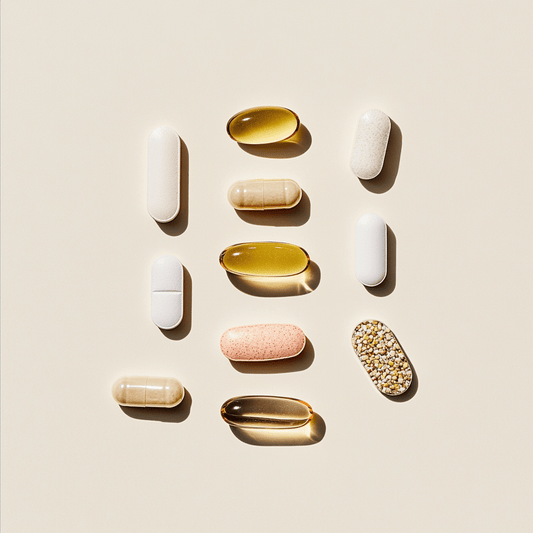 Softgels, tabletten, capsules, zuigtabletten in verschillende maten en kleuren