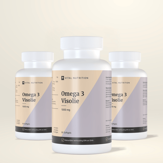 3x Omega 3 Visolie - 1000 mg