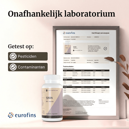Certificaat van analyse - Vital Nutrition GABA