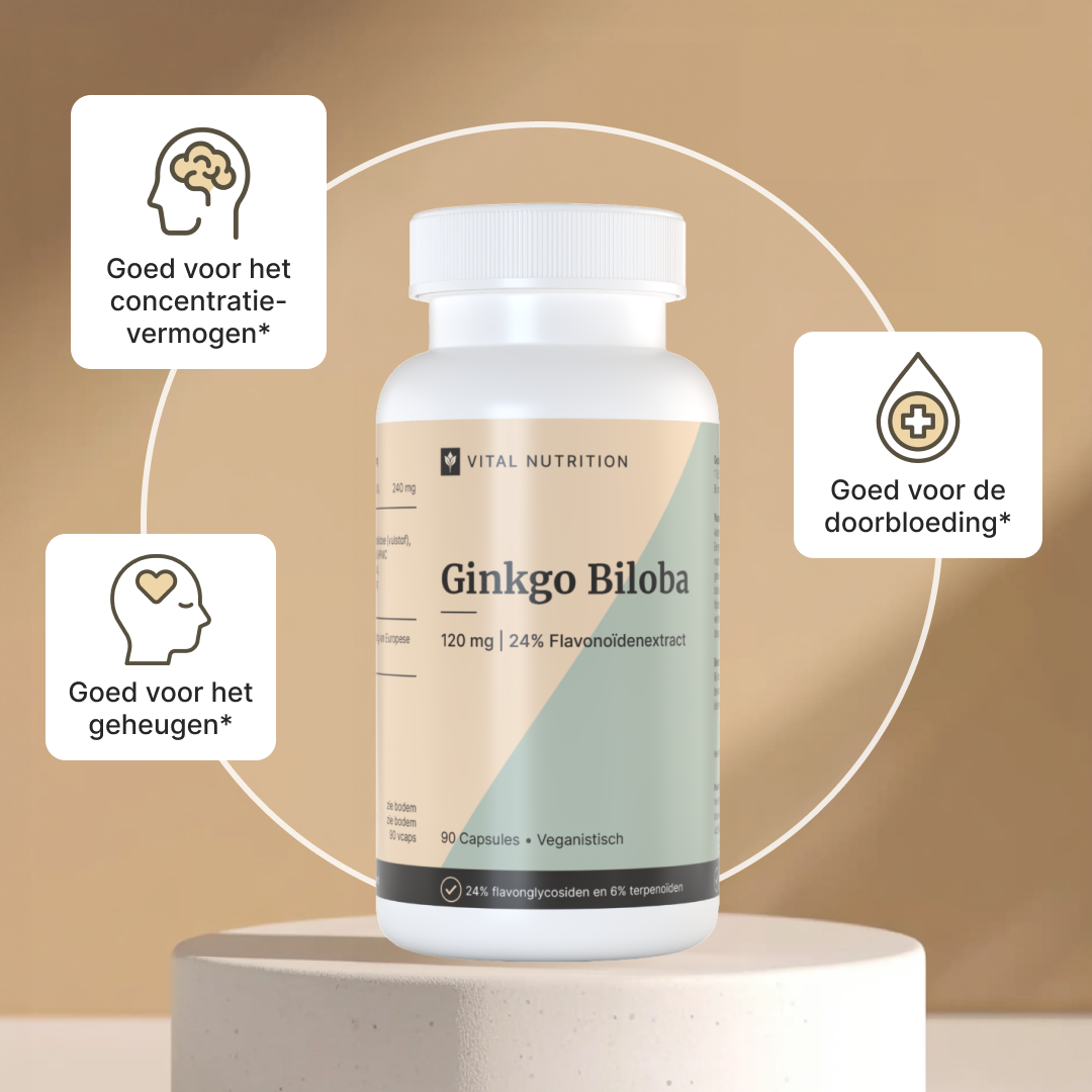 Gezondheidsvoordelen van Vital Nutrition Ginkgo Biloba