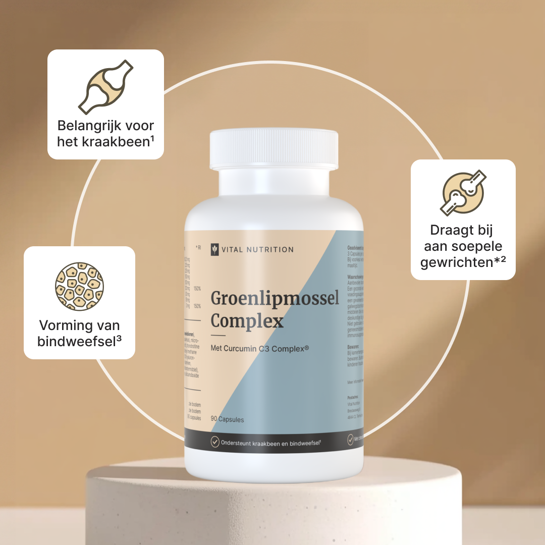 Gezondheidsvoordelen van Vital Nutrition Groenlipmossel Complex