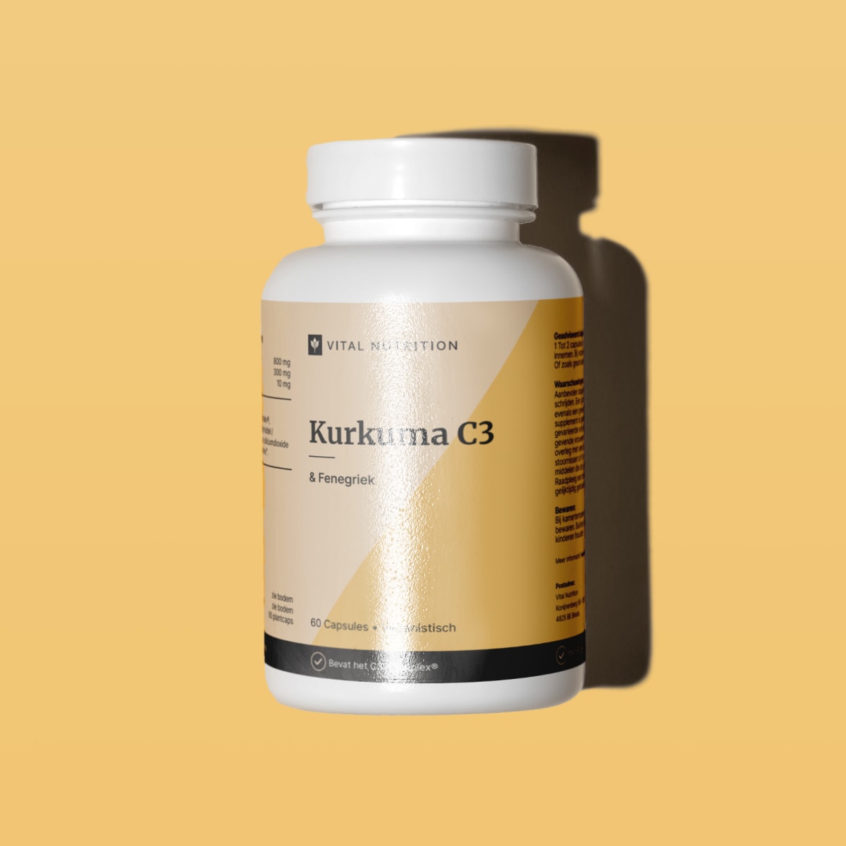 Kurkuma C3 & Fenegriek van Vital Nutrition