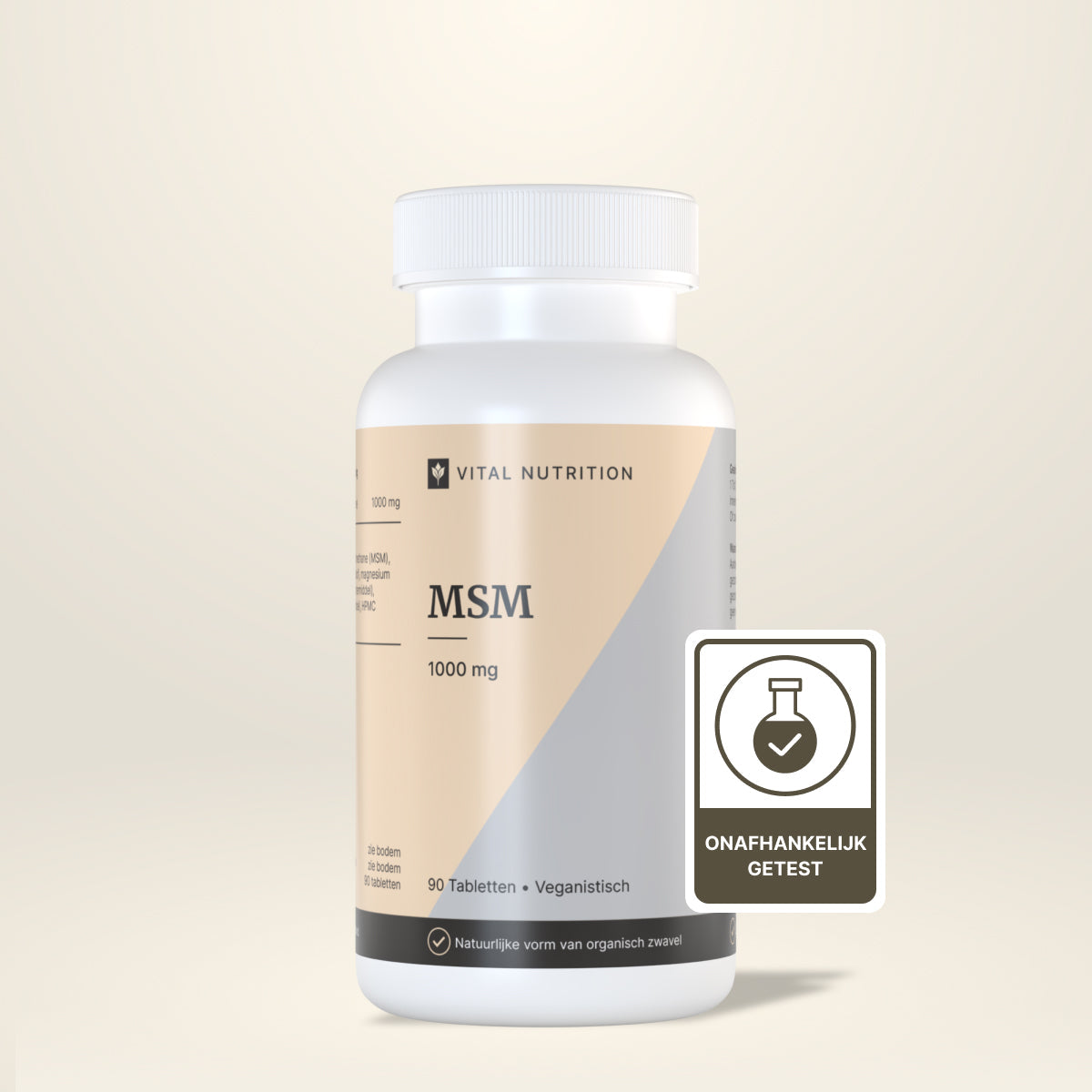 MSM 1000 mg van Vital Nutrition onafhankelijk getest