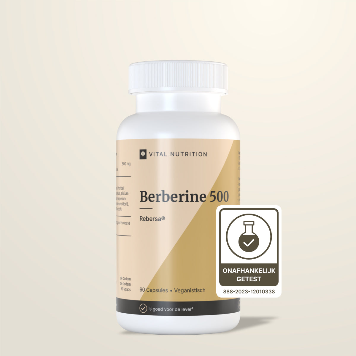 Berberine 500 van Vital Nutrition onafhankelijk getest