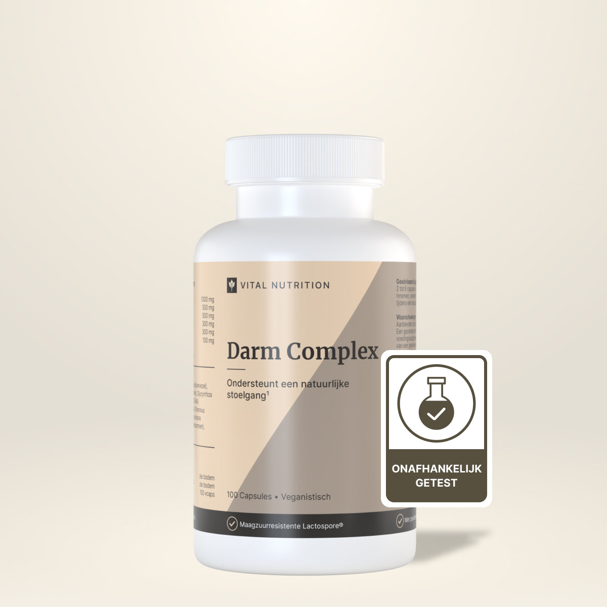 Darm Complex  van Vital Nutrition onafhankelijk getest