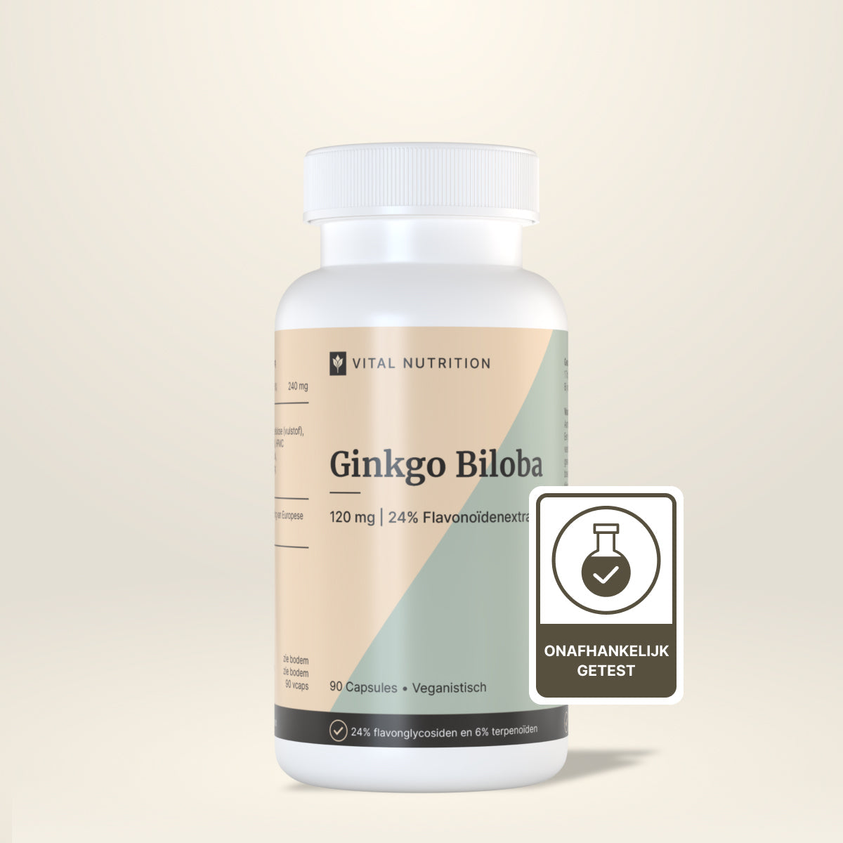 Ginkgo Biloba van Vital Nutrition onafhankelijk getest