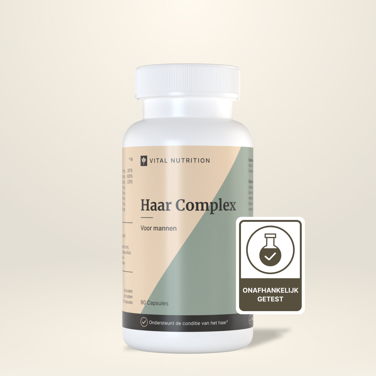 Haar Complex Man van Vital Nutrition onafhankelijk getest