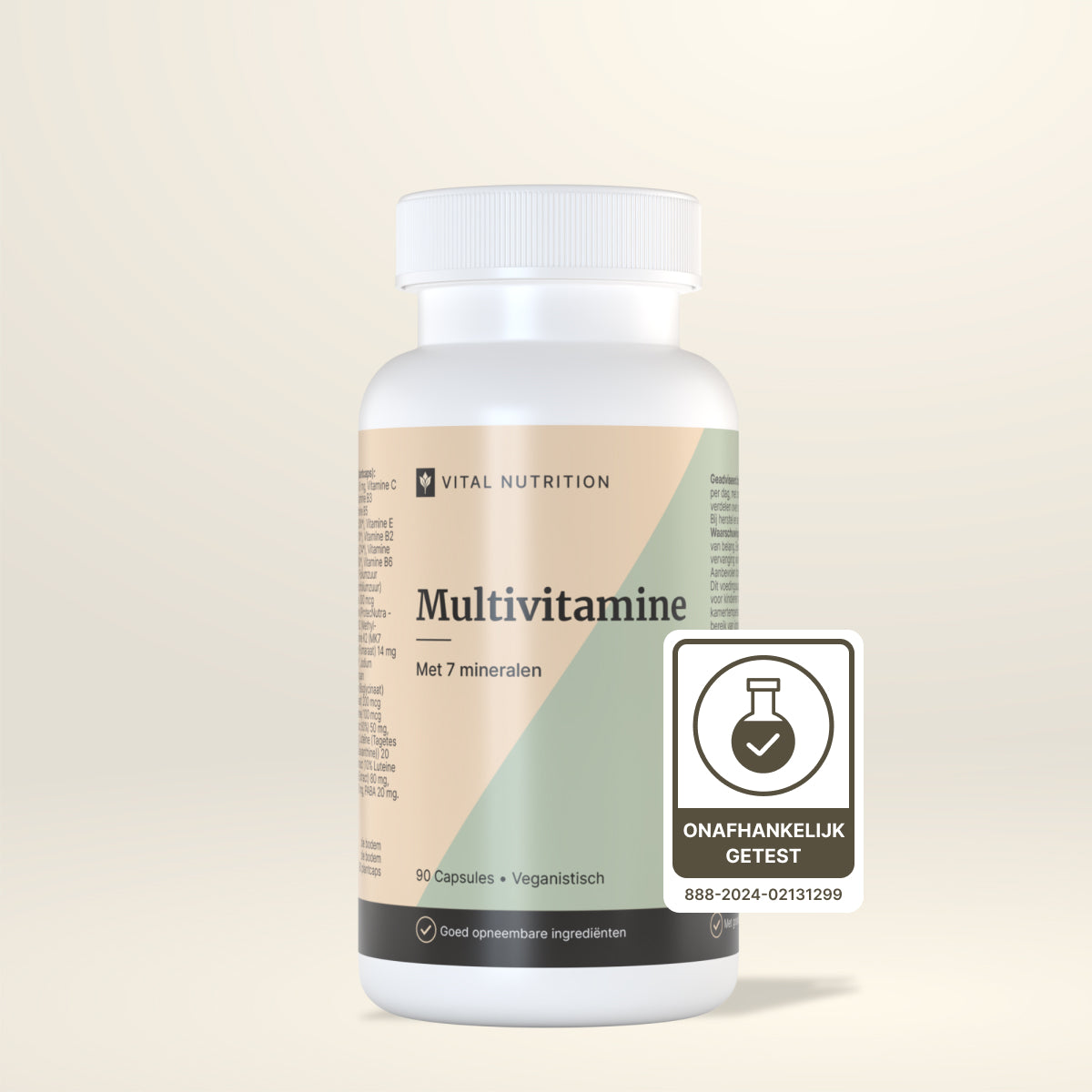 Multivitamine van Vital Nutrition onafhankelijk getest