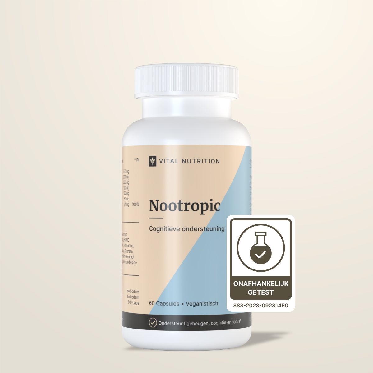 Nootropic van Vital Nutrition onafhankelijk getest