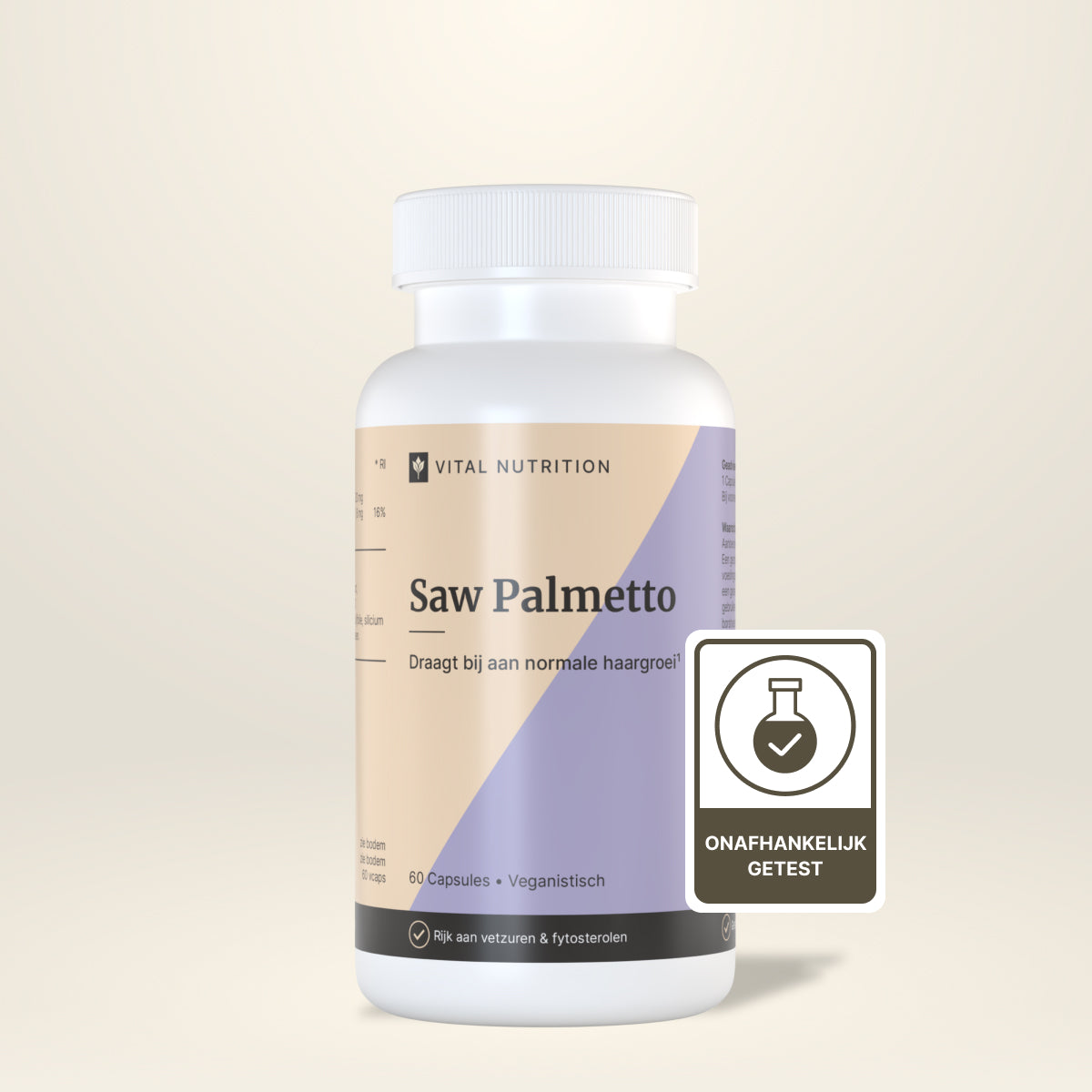 Saw Palmetto van Vital Nutrition onafhankelijk getest
