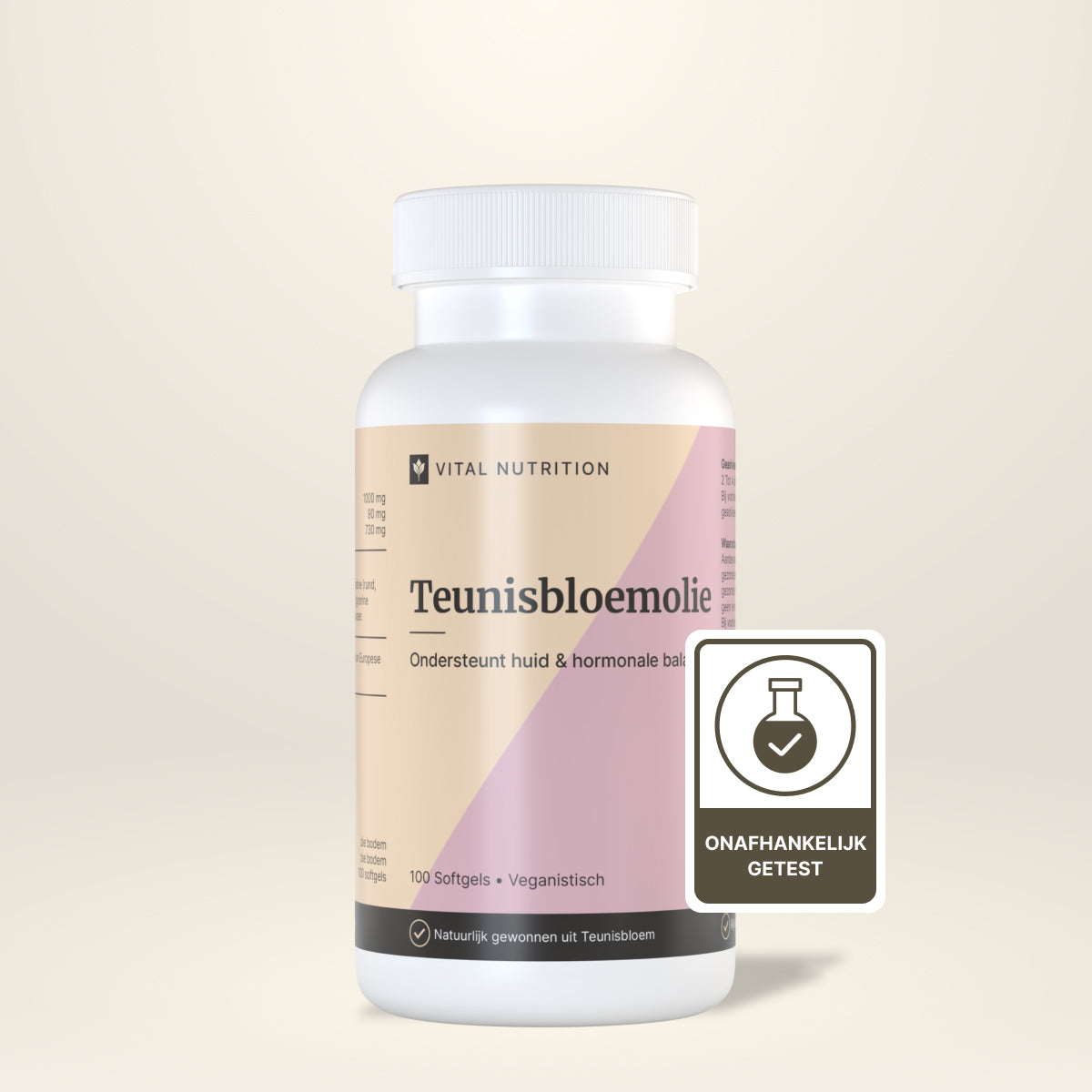 Teunisbloemolie van Vital Nutrition onafhankelijk getest