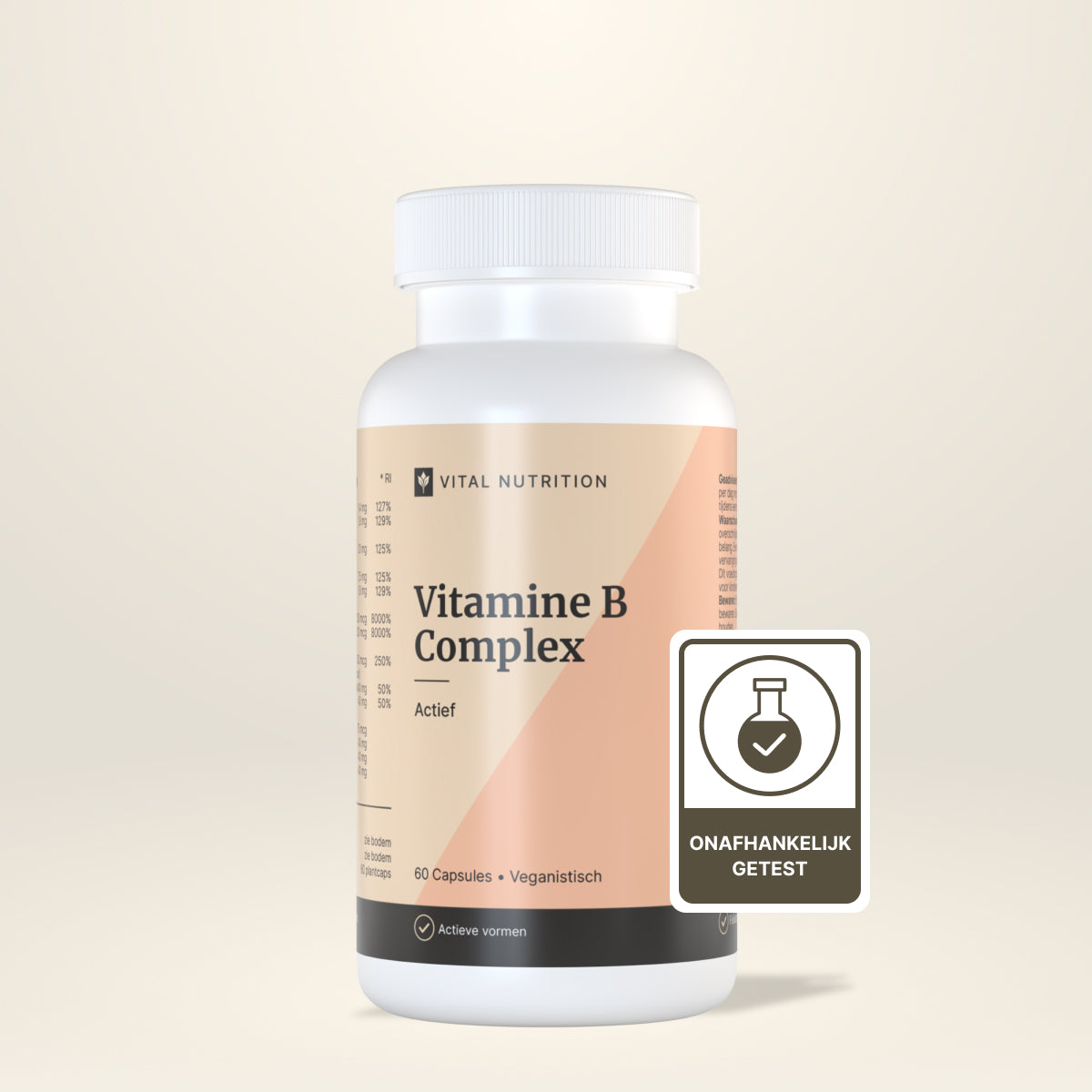 Vitamine B Complex Actief van Vital Nutrition onafhankelijk getest