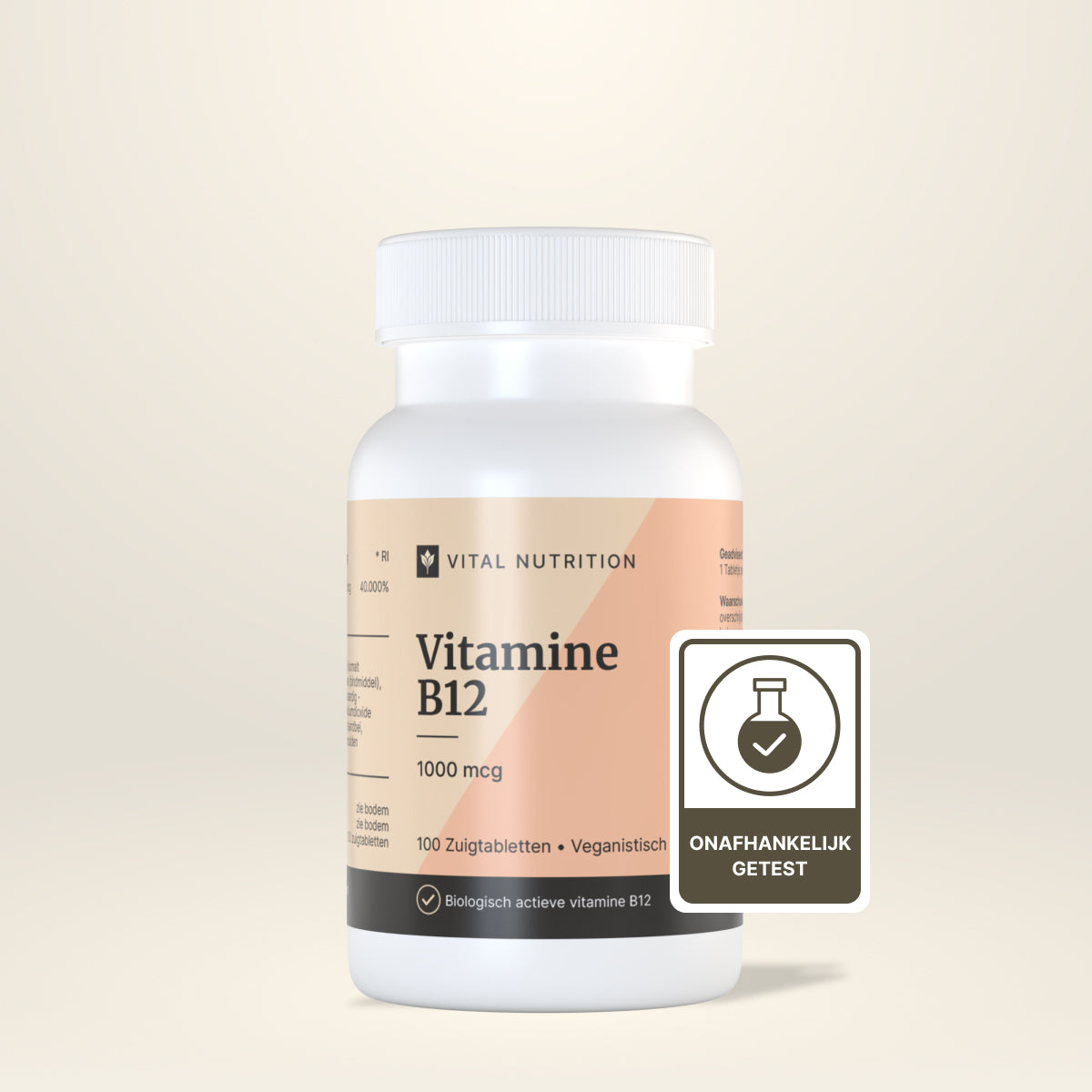 Vitamine B12 van Vital Nutrition onafhankelijk getest