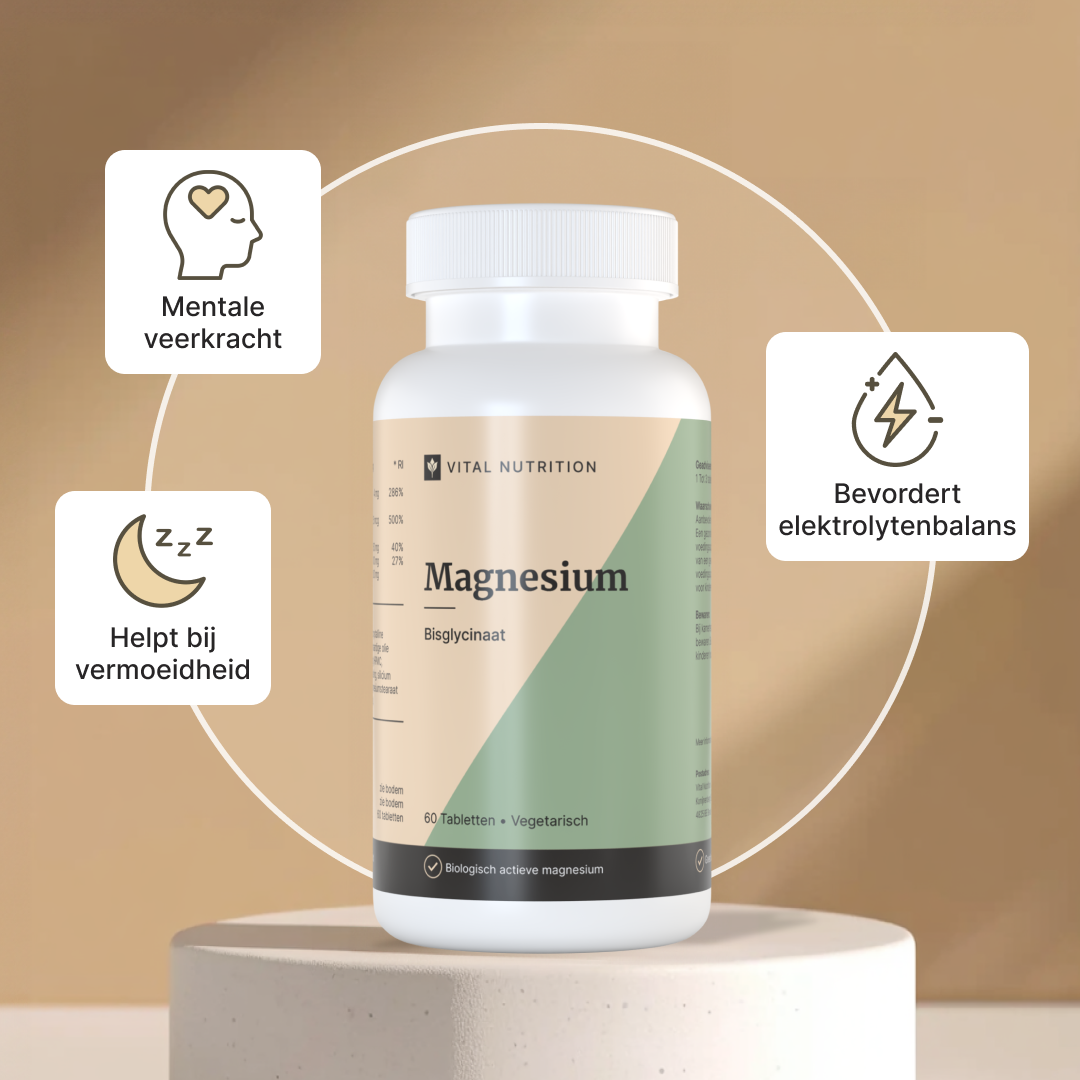 Gezondheidsvoordelen van Vital Nutrition Magnesium Bisglycinaat