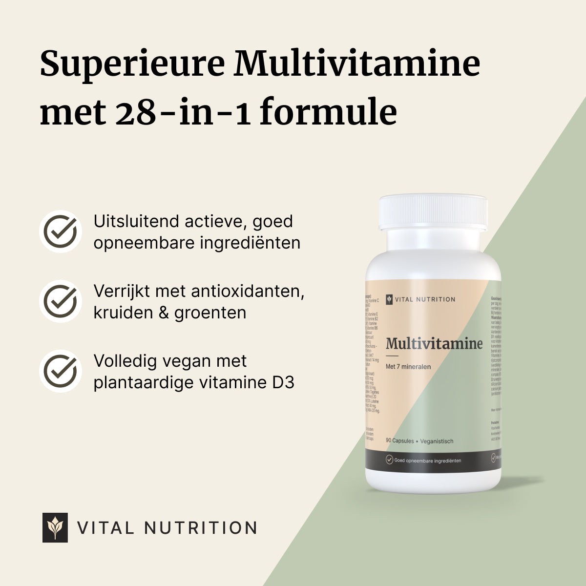 Multivitamine USPs van Vital Nutrition