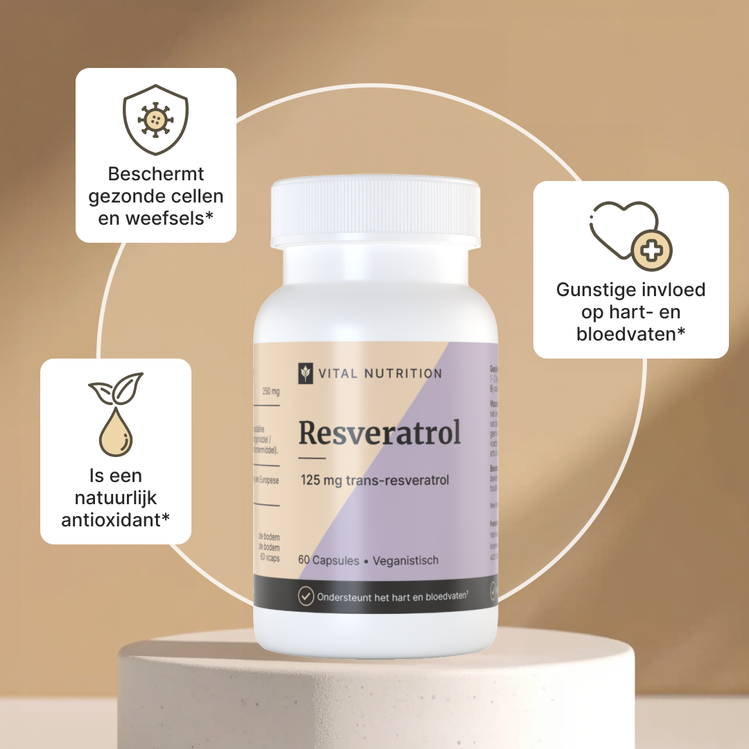 Gezondheidsvoordelen van Vital Nutrition Resveratrol