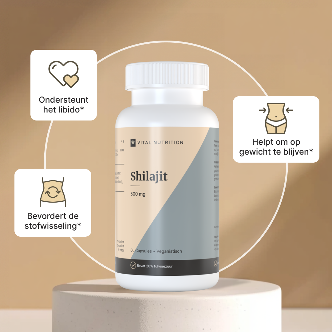 Gezondheidsvoordelen van Vital Nutrition Shilajit