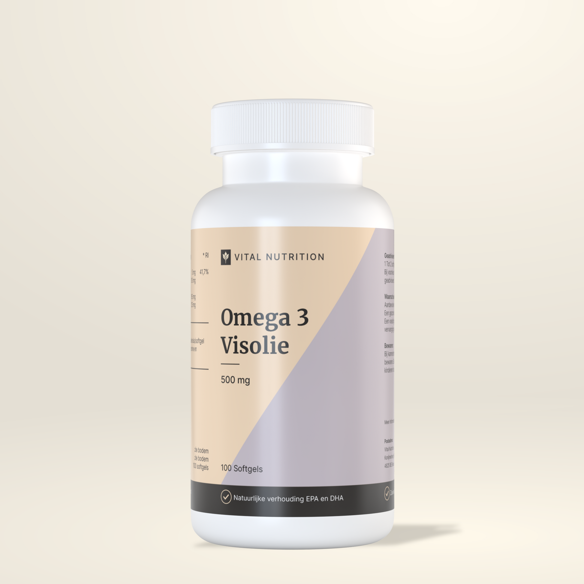 Omega 3 Visolie 500 mg