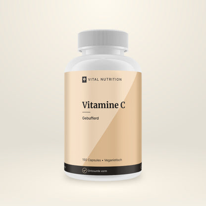 Vitamine C Gebufferd 150 capsules van Vital Nutrition product afbeelding