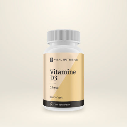 Vitamine D3 - 25 mcg van Vital Nutrition