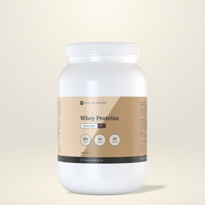 Whey Proteïne smaak chocolade van Vital Nutrition