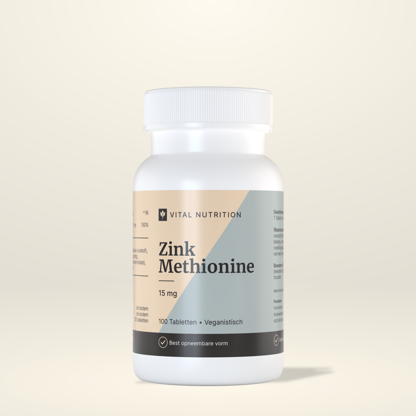 Vital Nutrition Zink Methionine