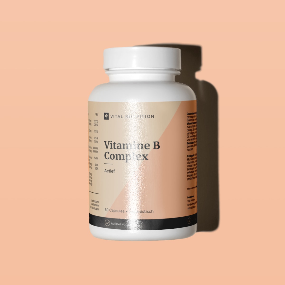 Vitamine B Complex Actief van Vital Nutrition