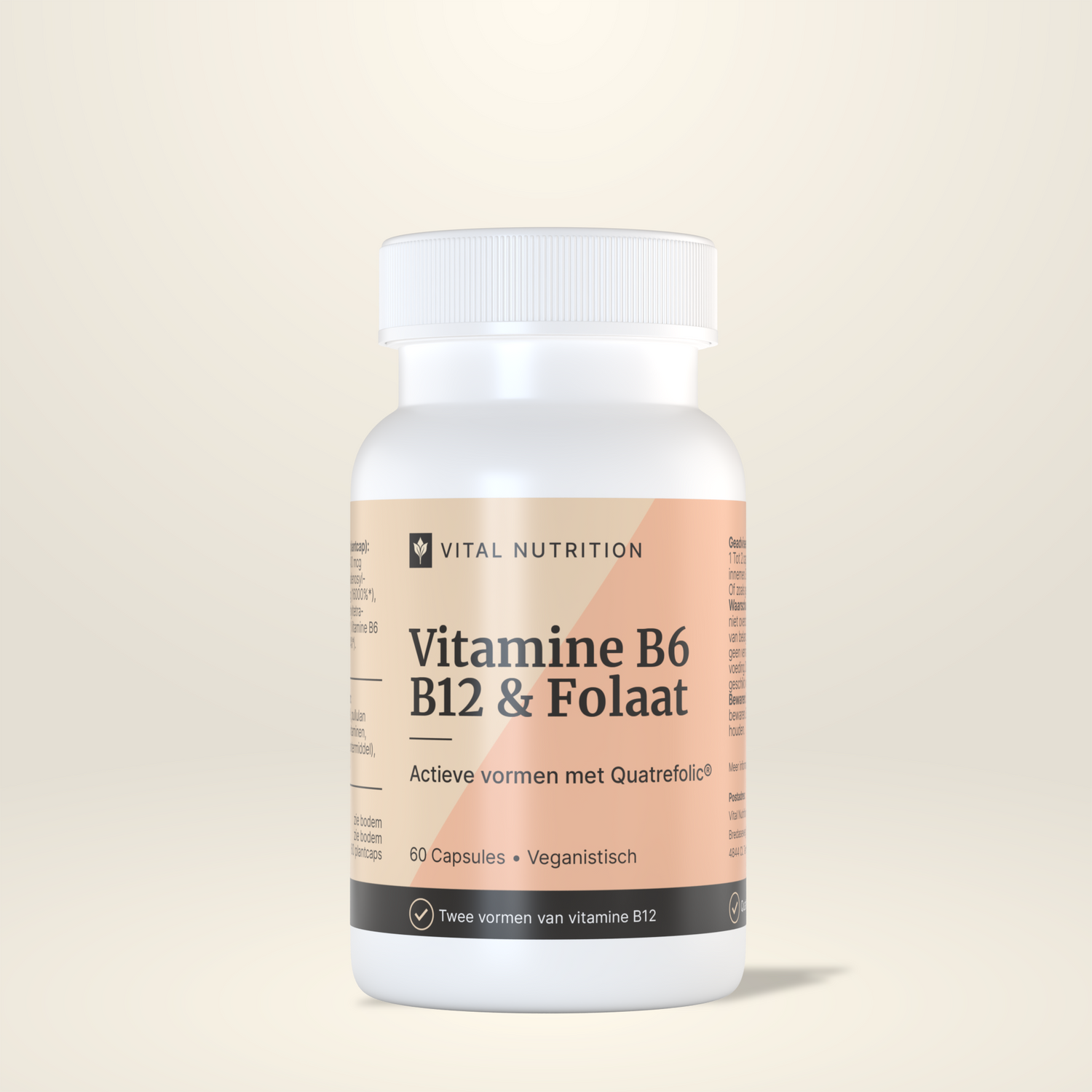 Vitamine B6 B12 Folaat van Vital Nutrition