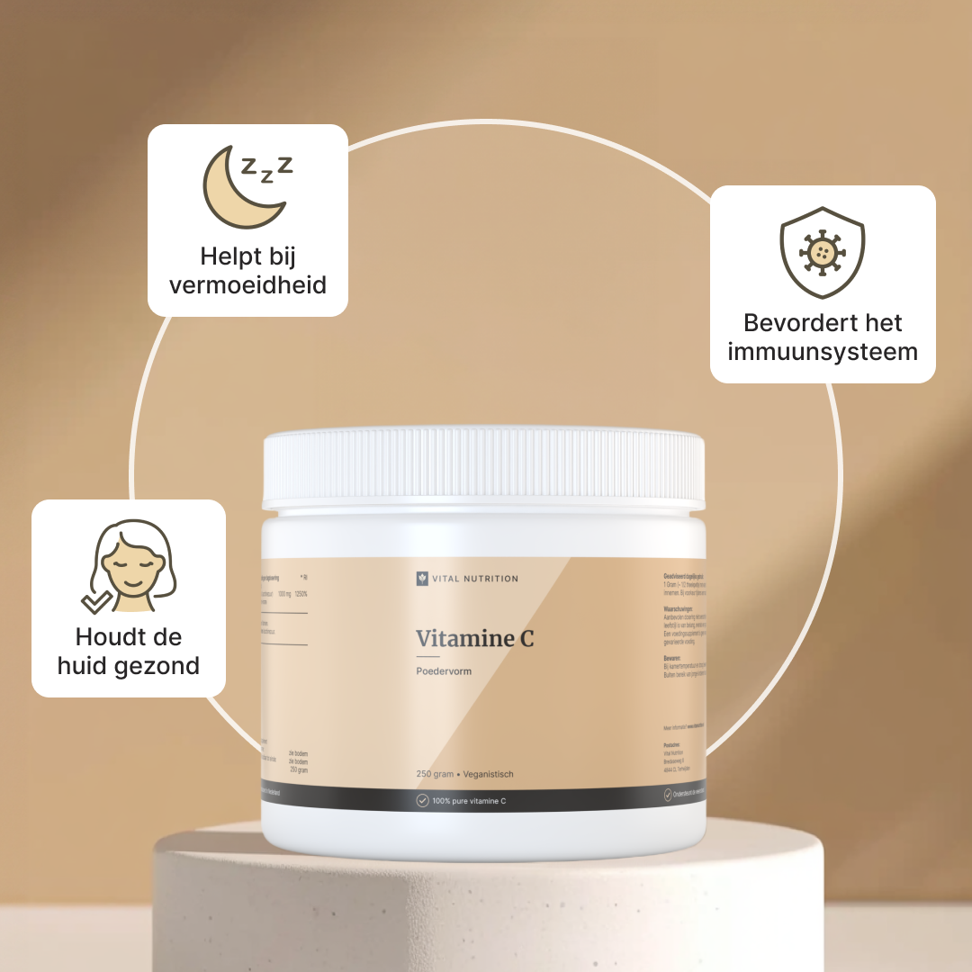 Gezondheidsvoordelen van Vital Nutrition Vitamine C Poeder