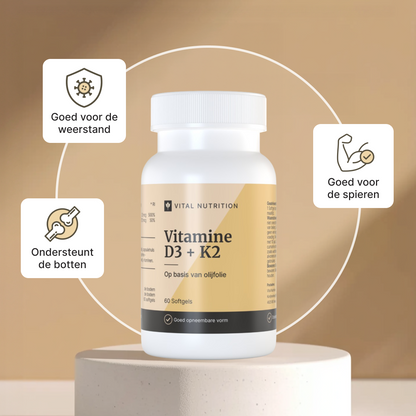 Vitamine D3 +K2 gezondheidsvoordelen - Vital Nutrition