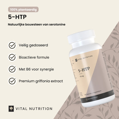 Productvoordelen van Vital Nutrition 5-HTP