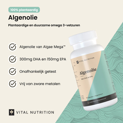 Productvoordelen van Algenolie Vital Nutrition