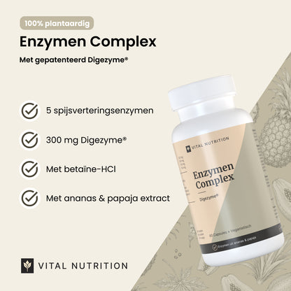 Enzymen Complex productvoordelen - Vital Nutrition