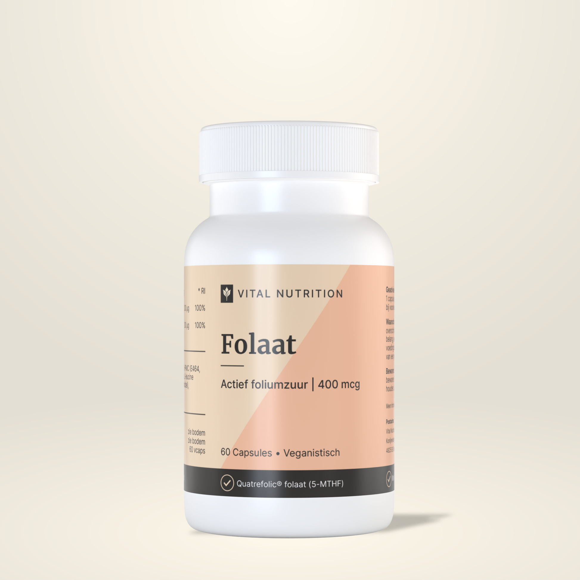 Folaat Actief Foliumzuur van Vital Nutrition