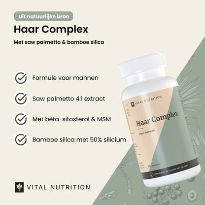 Haar Complex man productvoordelen - Vital Nutrition