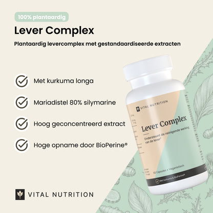 Lever Complex productvoordelen - Vital Nutrition